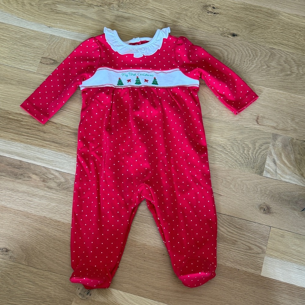 Little Me My First Christmas Footies